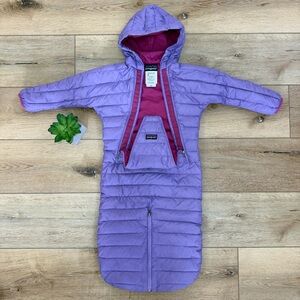 EUC Patagonia Infant Down Sweater Bunting Size 12m